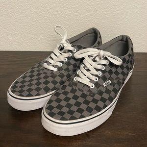 Checkerboard Gray/Black Vans 12Mens